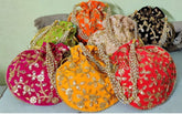Traditional Velvet Potli, Women Handbag, Handmade Bag, Diwali Gift, Wedding Favours, Return Gift